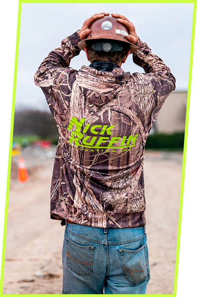 Nick Ruffin Excavating team member